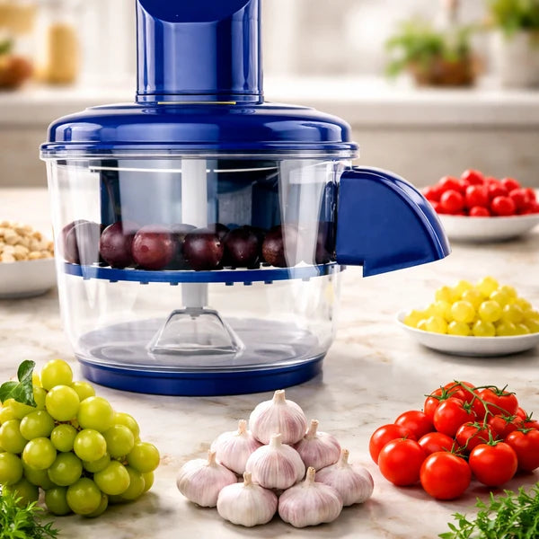 Rechargeable Vegetable & Fruit Chopper – Electric Food Cutter with Bowl