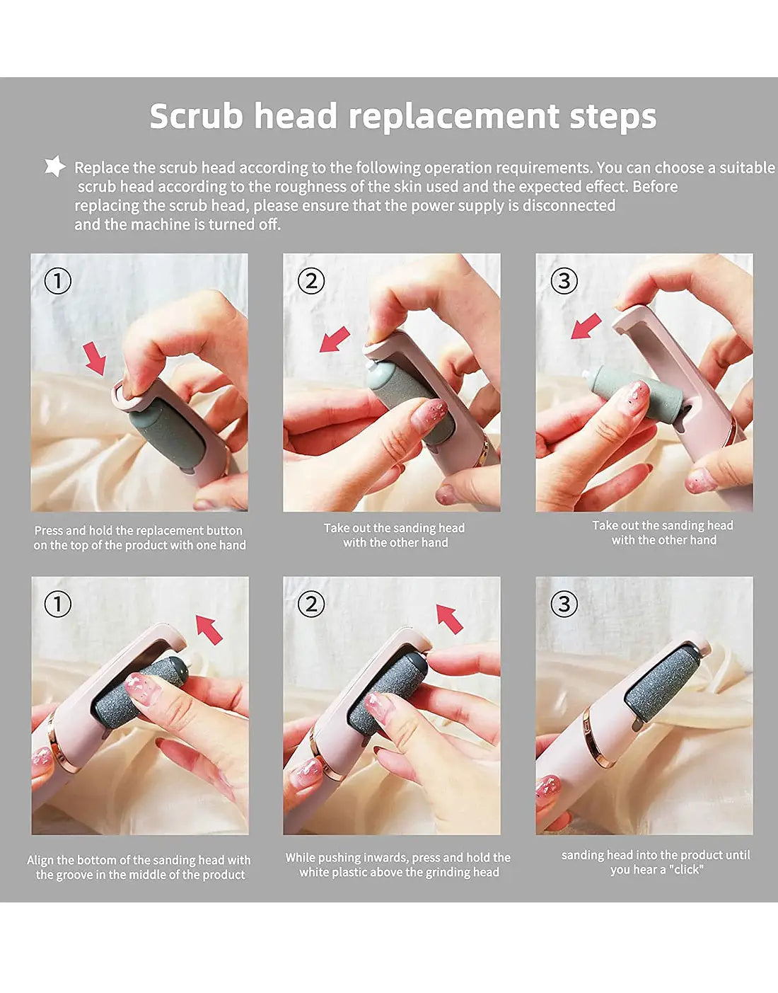 Flawless Pedi Electronic Pedicure Tool | Electric Foot Callus Remover for Smooth & Soft Feet