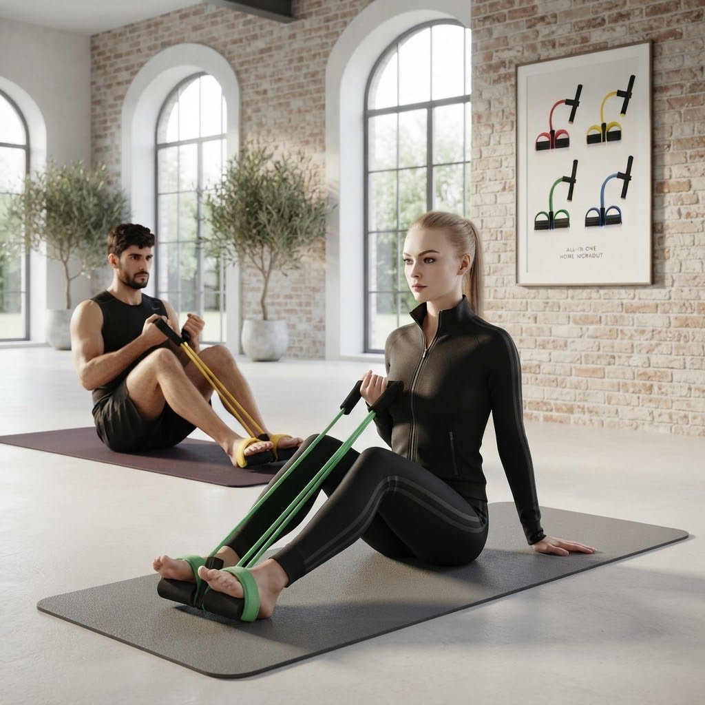 πͺ Rubber Pull Tummy Trimmer Resistance Training Band